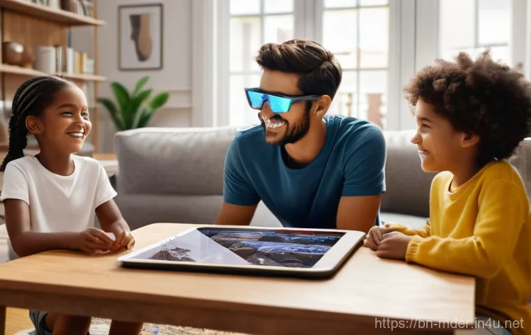 미디어기술사와 스마트 미디어 서비스 - **Immersive 5G VR Gaming Adventure**
    A teenage boy, about 16 years old, is dynamically engaged i...