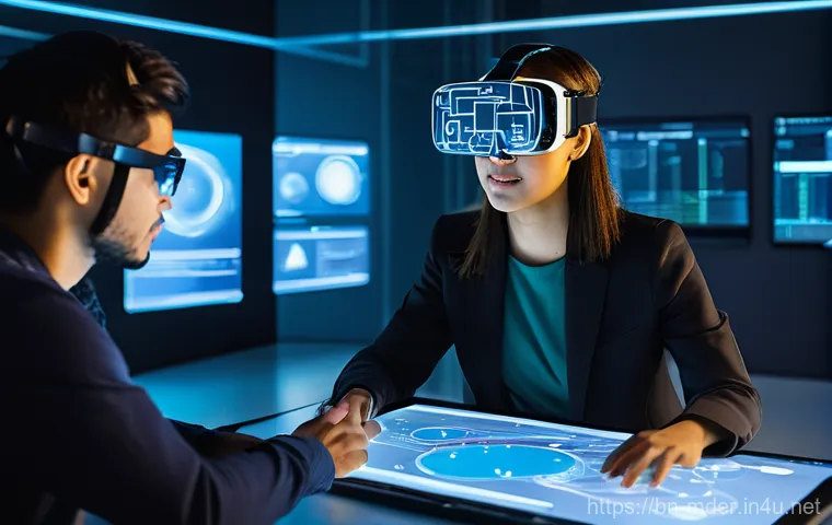 미디어기술사 스터디 그룹 추천 - **Prompt 1: Collaborative Tech Innovation**
"A diverse group of 4-5 young media technology engin...