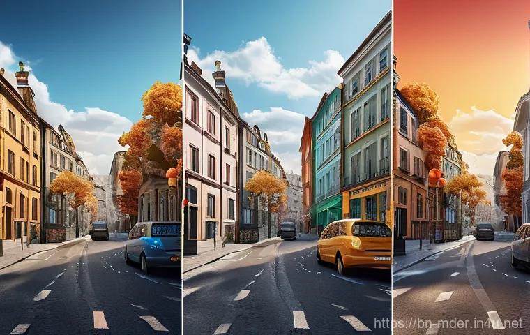 미디어기술사와 관련된 필수 기술 - Here are three detailed image generation prompts in English: